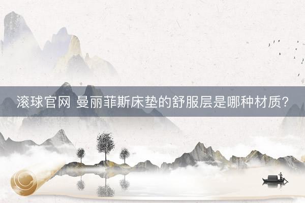 滚球官网 曼丽菲斯床垫的舒服层是哪种材质?